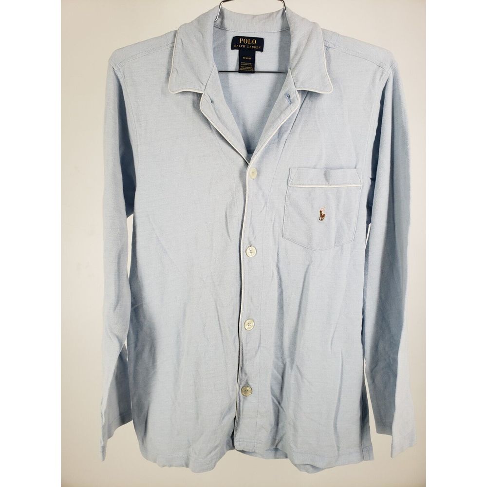 Polo Golf Ralph Lauren Shirt Mens Medium Sky Light Aqua Blue Comfort Soft Cotton